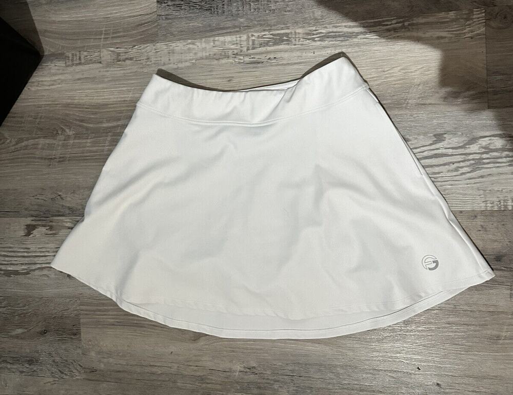 Foray Golf Circle Skirt Solid White Women’s Size Small